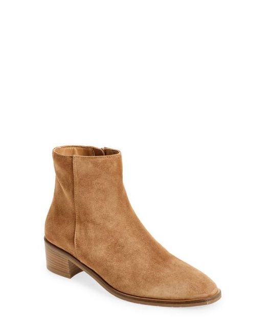 Aquatalia Brown Reeta Luxe Suede Bootie