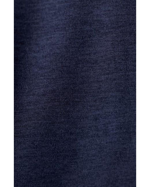 Bugatchi Blue Quarter Zip Pullover for men