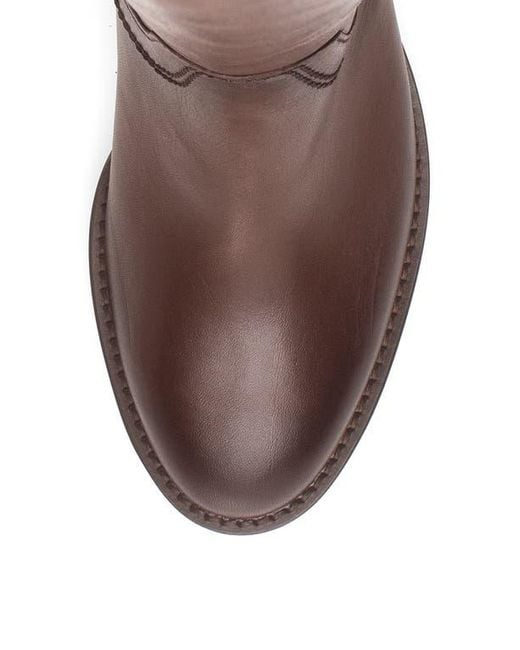 Gabor Brown Knee High Riding Boot