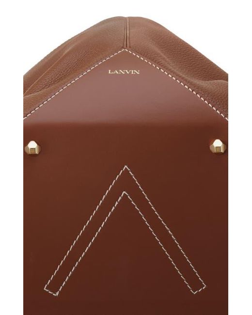 Lanvin Brown Catch By Tote Bag