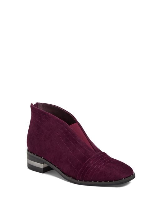 DJANGO & JULIETTE Purple Faradays Back Zip Boot