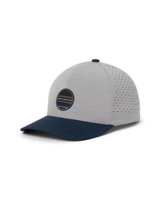 Travis Mathew Gray Epic Quest Snapback Baseball Cap for men