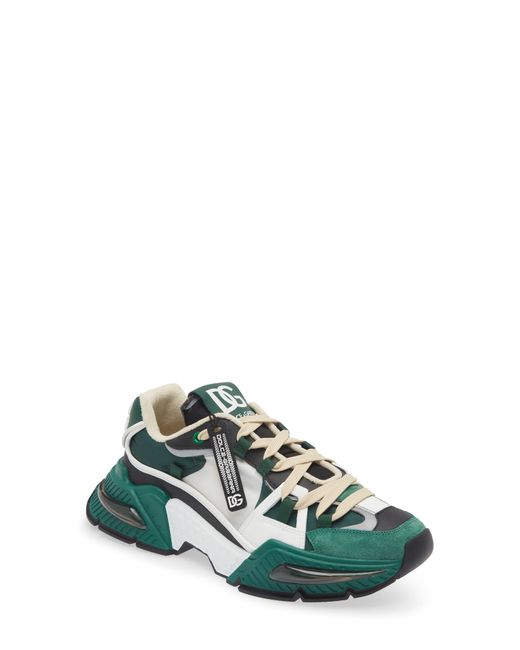 Dolce & Gabbana Green Airmaster Low Top Sneaker for men