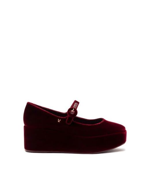 Larroude Red Blair Flatform