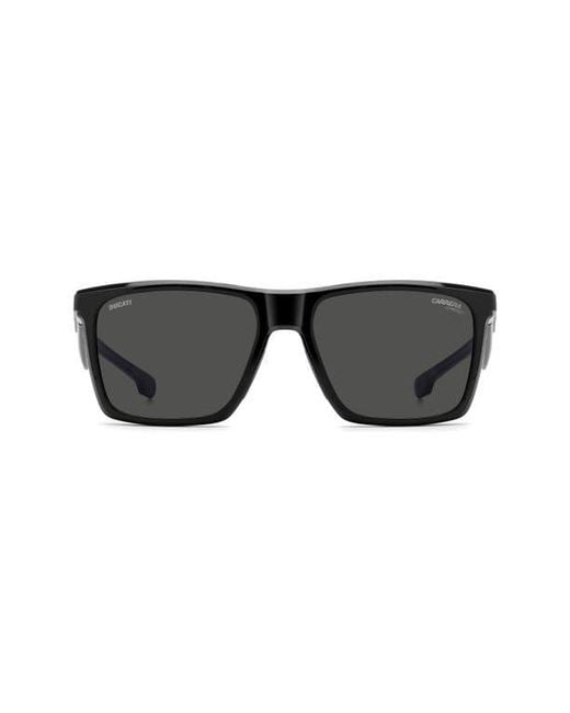 Carrera Black Carduc 57Mm Rectangular Sunglasses for men