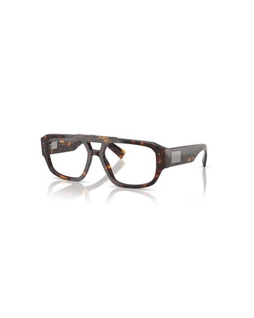 Dolce & Gabbana Men's 56Mm Pilot Optical Glasses
