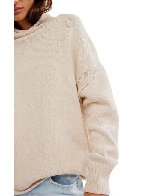Free People Blue Torres Turtleneck Sweater