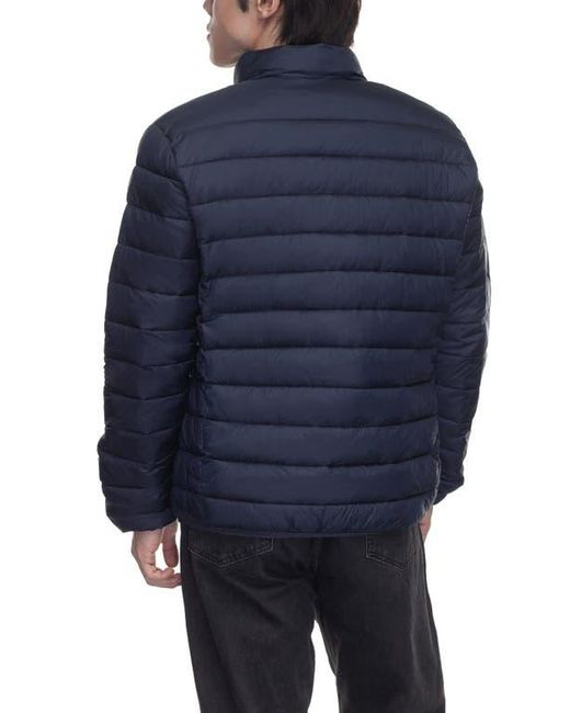 Rokka&Rolla Blue Lightweight Packable Puffer Jacket for men