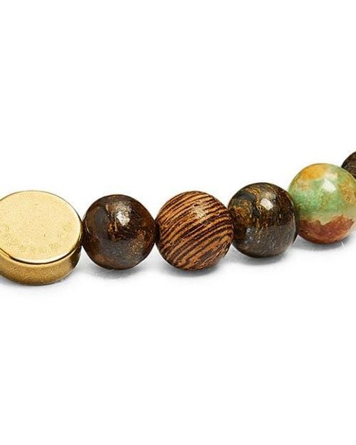 Caputo & Co. Multicolor Element Flow Bead Bracelet for men