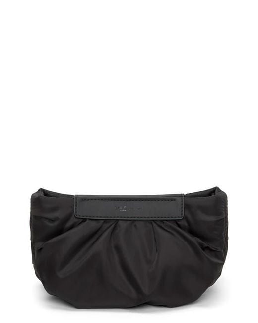 VEE COLLECTIVE Black Caba Cloud Recycled Polyester Clutch