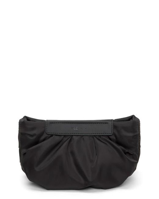 VEE COLLECTIVE Black Caba Cloud Recycled Polyester Clutch
