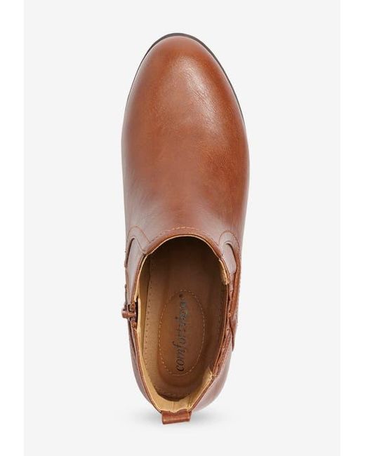 Comfortview Brown The Jae Bootie