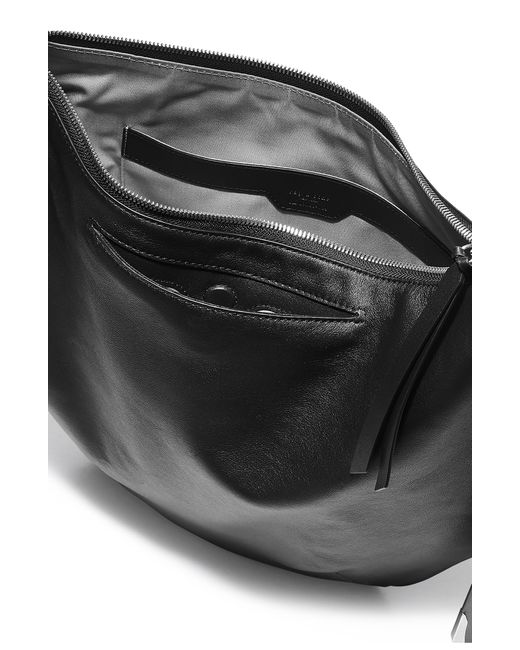Rag & Bone Black Spire Leather Hobo Bag