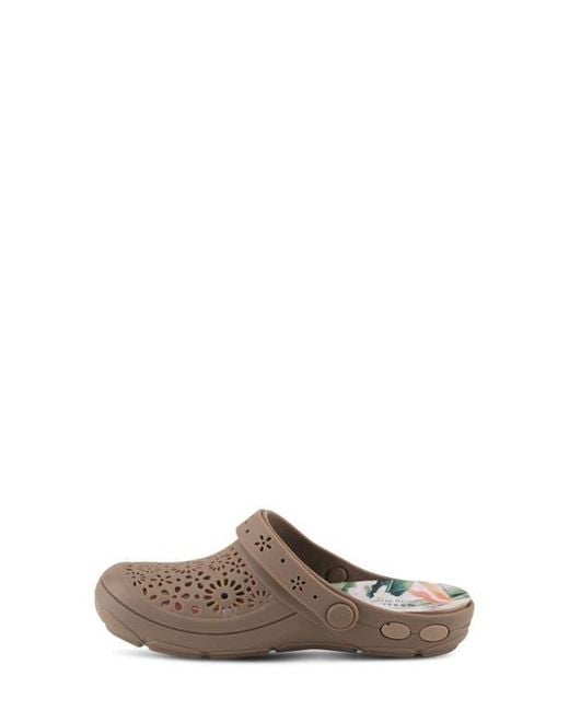 Spring Step Brown Contigo Clog