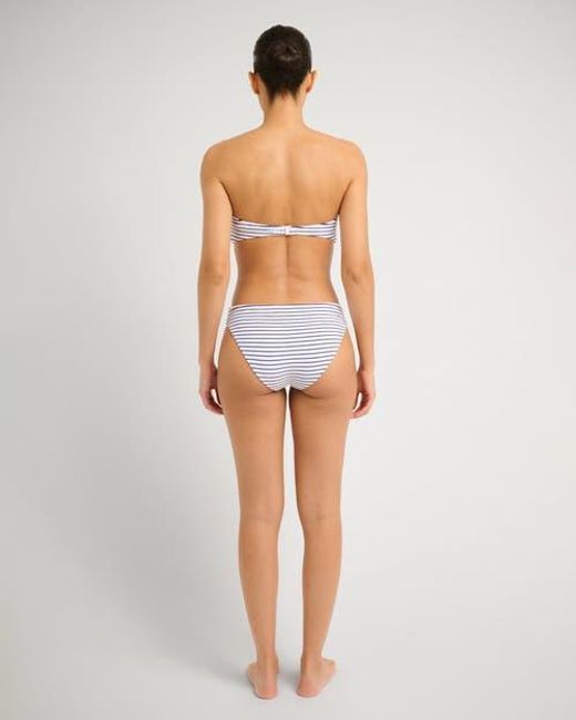 Onia Multicolor Towel Terry Sailor Stripe Lily Bikini Bottom