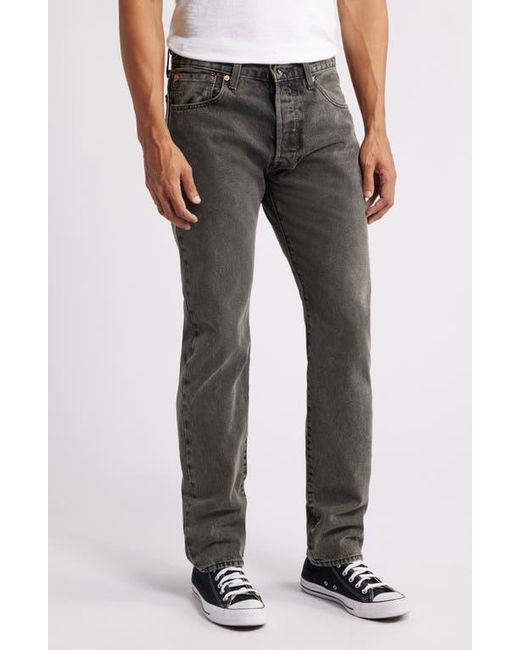 Levi s 501 93 Straight Leg Jeans in Black for Men Lyst