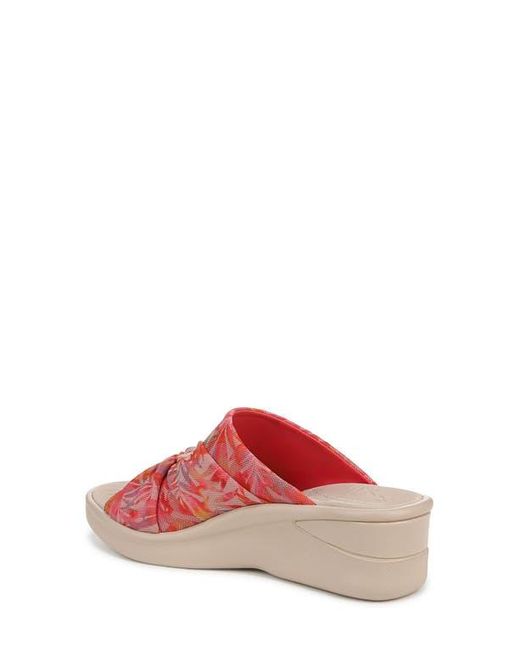 Bzees Red Serenade Slide Sandal