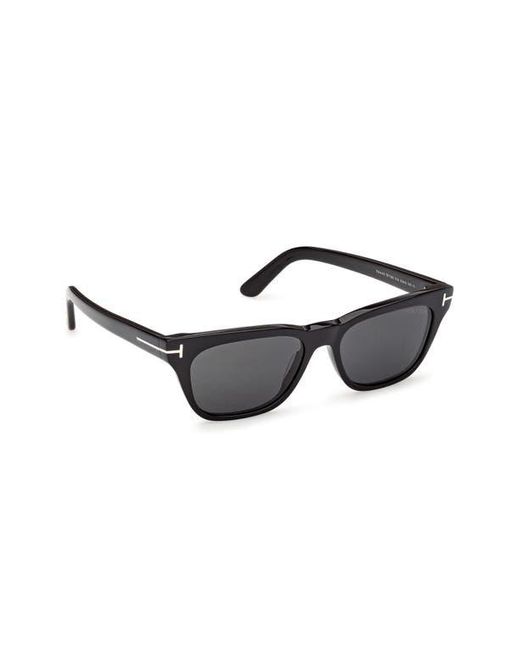 Tom Ford Black Penn 53Mm Rectangular Sunglasses