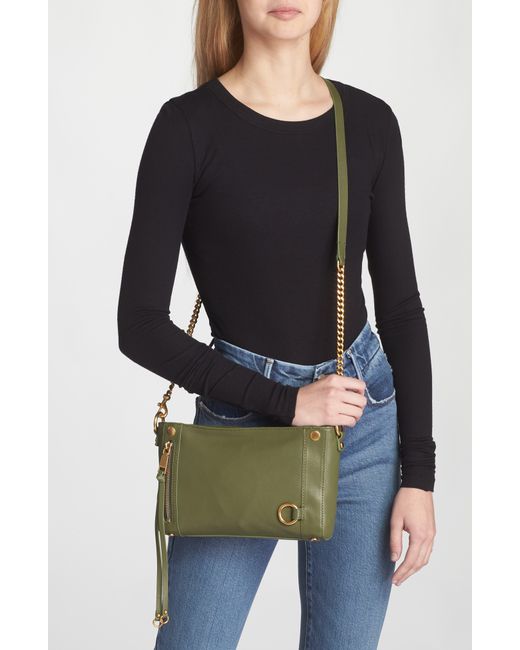 Rebecca Minkoff Green Mini Mab Leather Crossbody Bag
