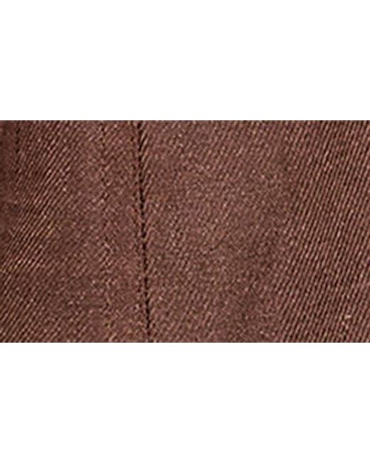 Donna Karan Brown Drape Front Jacket