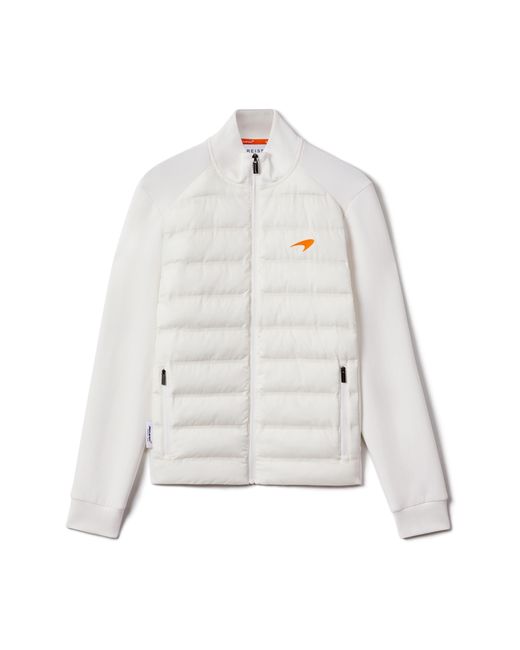 Reiss White X Mclaren Formula 1 Team Collection Mayer Quilted Zip-up Jacket for men
