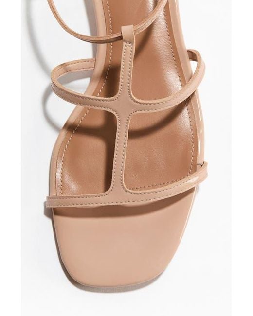 H&M Natural Strappy Sandals
