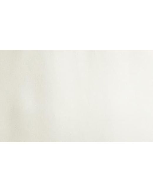Mango White Mart Drape Neck Top