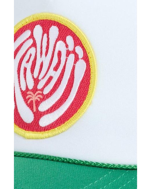 Local Beach Green Hawaii Patch Trucker Hat
