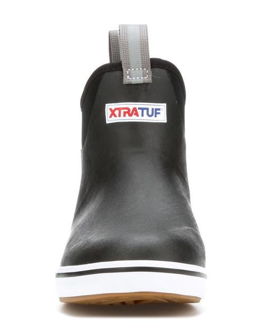 XtraTuf Black 6-Inch Ankle Deck Boot for men