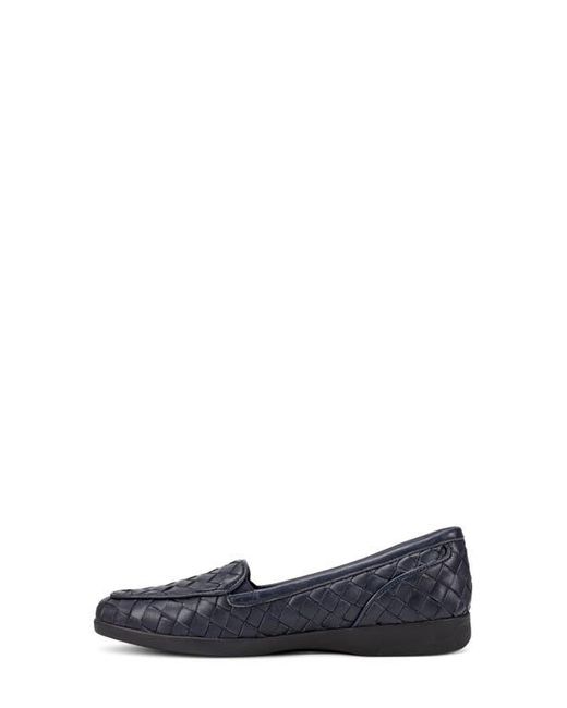 Easy Spirit Blue Devit Woven Apron Toe Flat