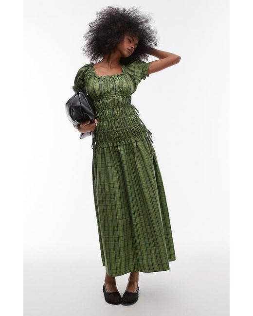topshop cotton dresses Topshop Pintuck Detail Cotton Maxi Dress - Black