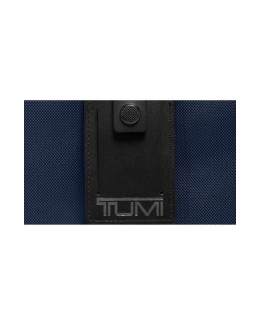 Tumi Blue Alpha 3 Double Expansion Satchel for men