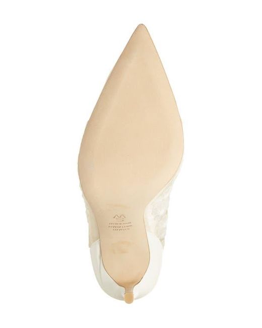 Stuart Weitzman White Stuart Power 100 Pump