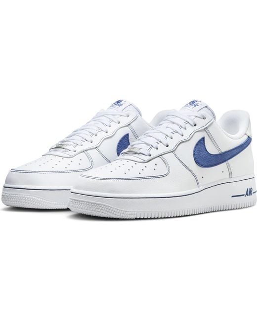 Nike Blue Air Force 1 '07 Lv8 Sneaker for men