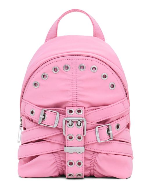 Desigual Pink Mini Nylon Backpack