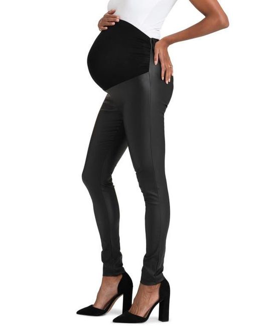 Coated maternity leggings 2025
