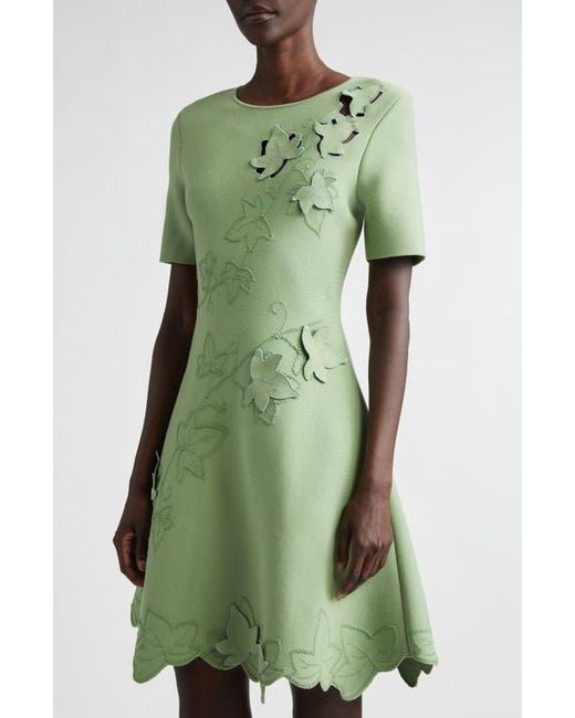 tube top flare dress Womens Illusion Fit and Flare Skirt Embroidered Rhinestone Short Dress Silver / M main image 0
