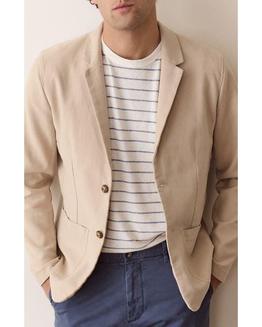 Marine Layer Natural Flex Terry Blazer for men
