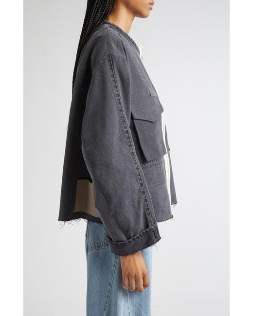 Kuro Black Remake Denim Military Mark Ii Jacket
