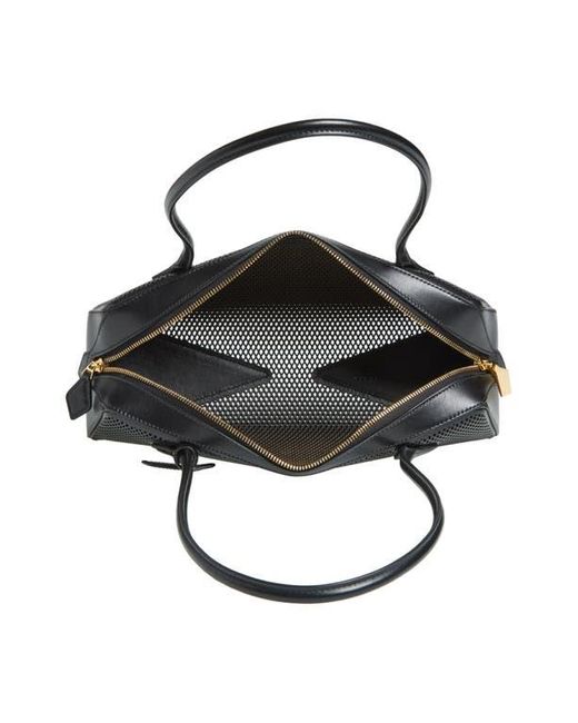 Alaïa Black Medium Le Teckel East/West Perforated Leather Shoulder Bag