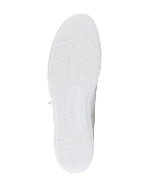 Munro White Clemens Sneaker