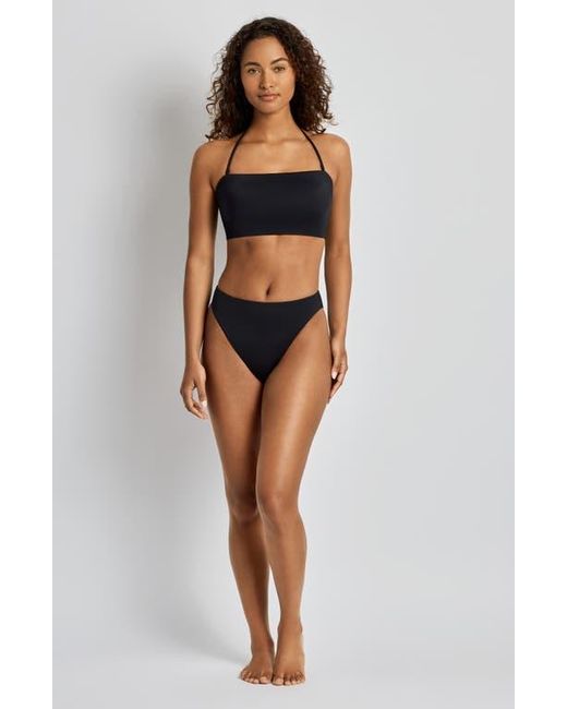 Ralph Lauren Blue High Leg Bikini Bottoms