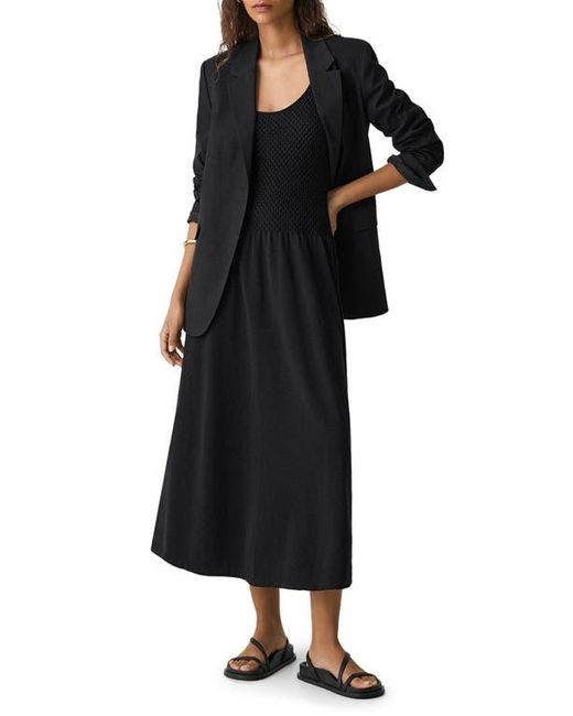 Theory Black Linen Blend Blazer