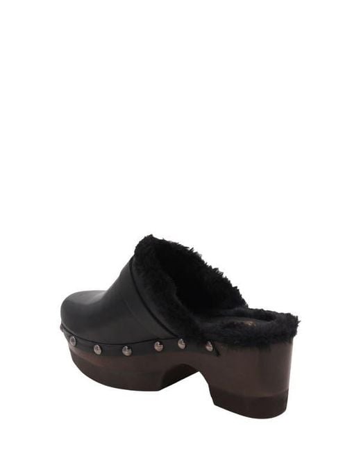 Andre Assous Black Orla Platform Clog