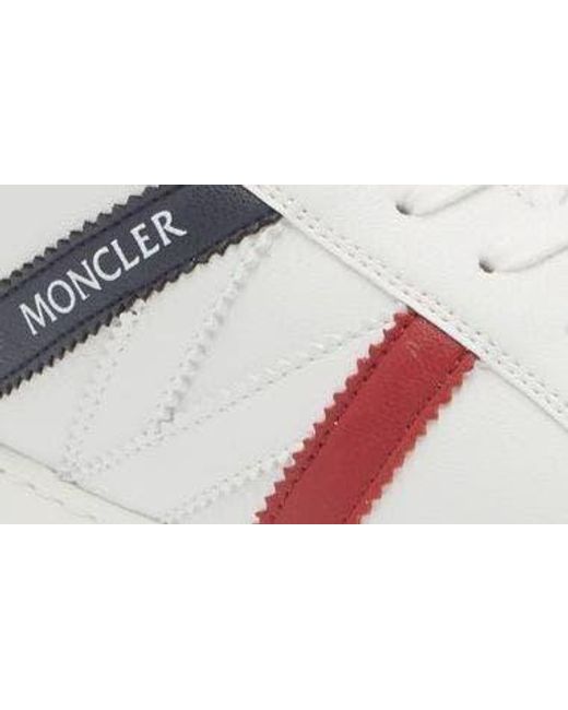 Moncler White Monaco M Low Top Sneaker for men