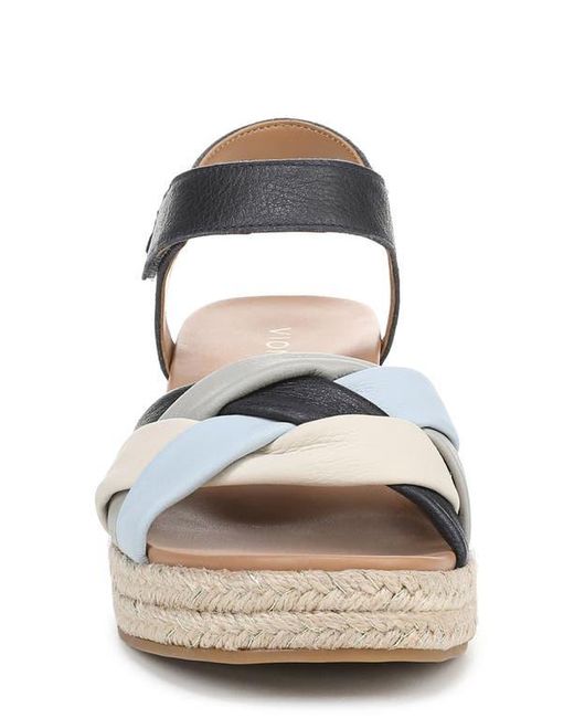 Vionic White Saratoga Wedge Espadrille Sandal