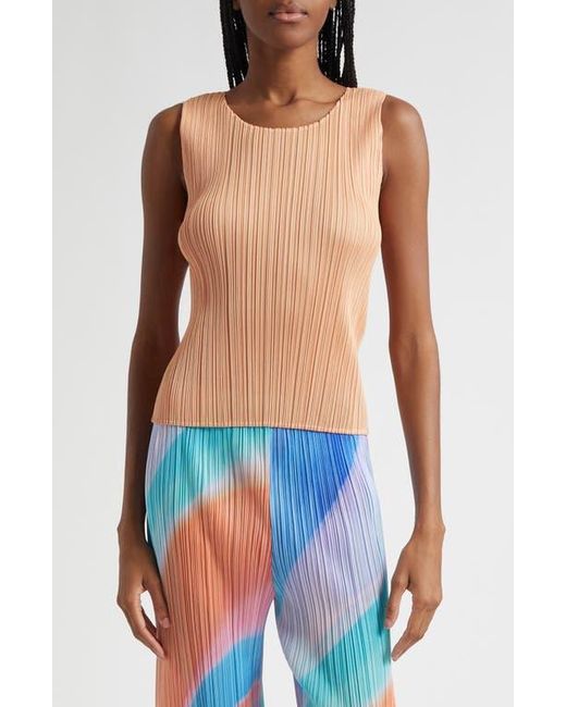 Pleats Please Issey Miyake Natural Monthly Colors August Pleated Shell