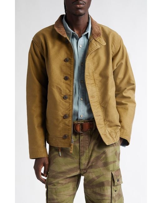 Ralph Lauren Metallic Bower Cotton Work Jacket for men
