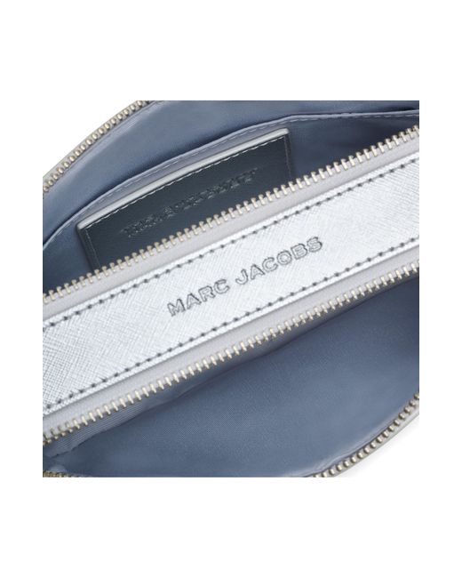 Marc Jacobs The Metallic Snapshot Dtm Bag in Gray Lyst