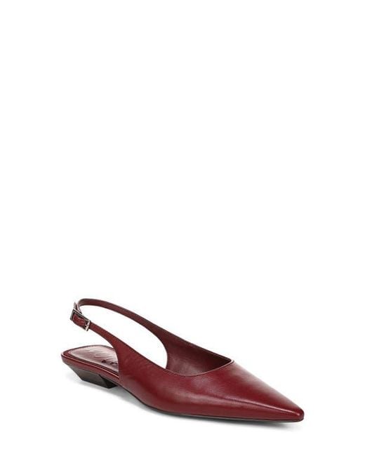 Sam Edelman Red Netty Slingback Pointed Toe Flat